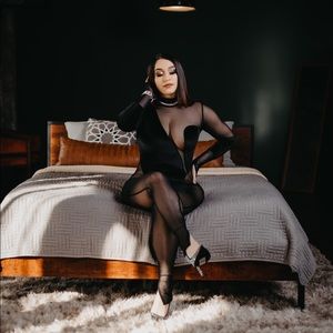 Black Bodysuit Size Medium.